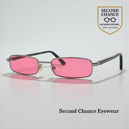 Giorgio Armani GA272-Y2K Vintage Sunglasses-New Solid Rose Pink Custom Lenses