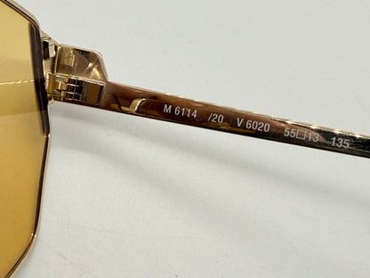 Silhouette M6114 | V6020 Vintage Sunglasses 55mm| w|New Amber Day|Night Custom Lenses | Deadstock Austria