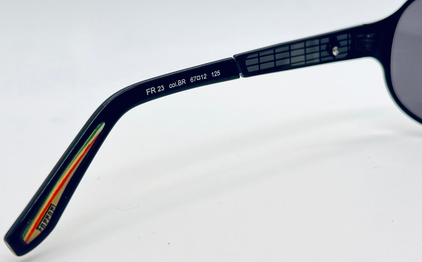 Vintage Ferrari Fr 23 Sunglasses Nos - 67Mm Italian-Made, Iconic Ferrari Design, Collector’S Item