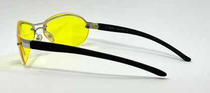 POLO SPORT Ralph Lauren 1036/S W8BPU Y2K Vintage Sunglasses-Yellow Lenses-63mm