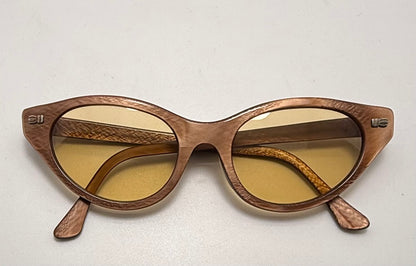 Titmus 5 1|2 - Textured Bronze With Custom Berko’S Designs Amber Honey Burnt Lenses