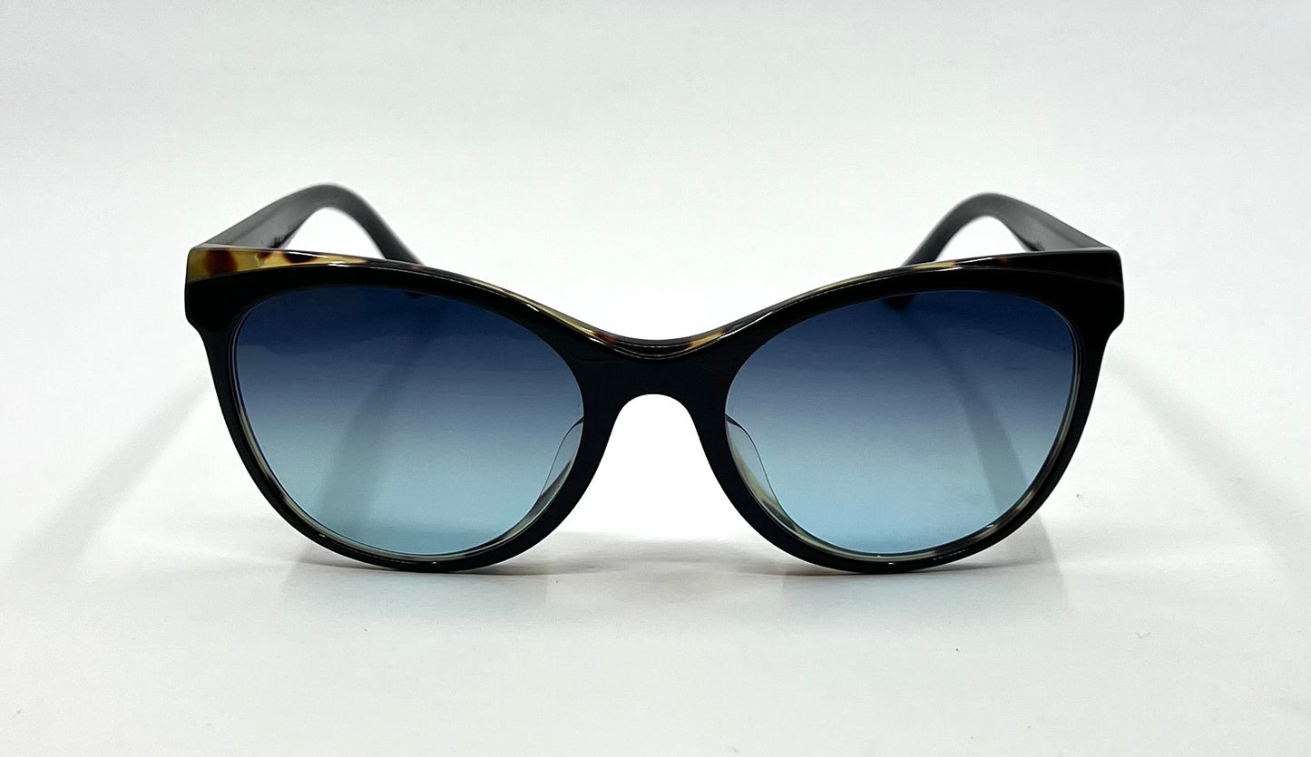Prada Cat-Eye VINTAGE Sunglasses VPR 05W-F / New Deep Blue Custom Gradient Tinted Lenses