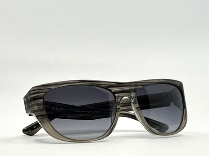 Salt. Polarized Sunglasses- Striated Grey Acetate-Japan-Unworn|Deadstock