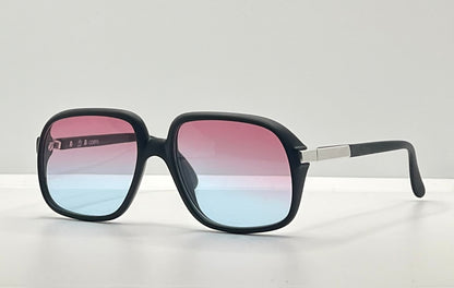 Cobra 3038 Vintage Optyl Sunglasses W| New, Custom Rose To Ice Blue Gradient Lenses-Deadstock-Austria