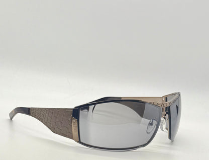 Jean Paul Gaultier Sjp 103 Col R80X-Y2K Deadstock Shield Sunglasses-Full Kit Italy