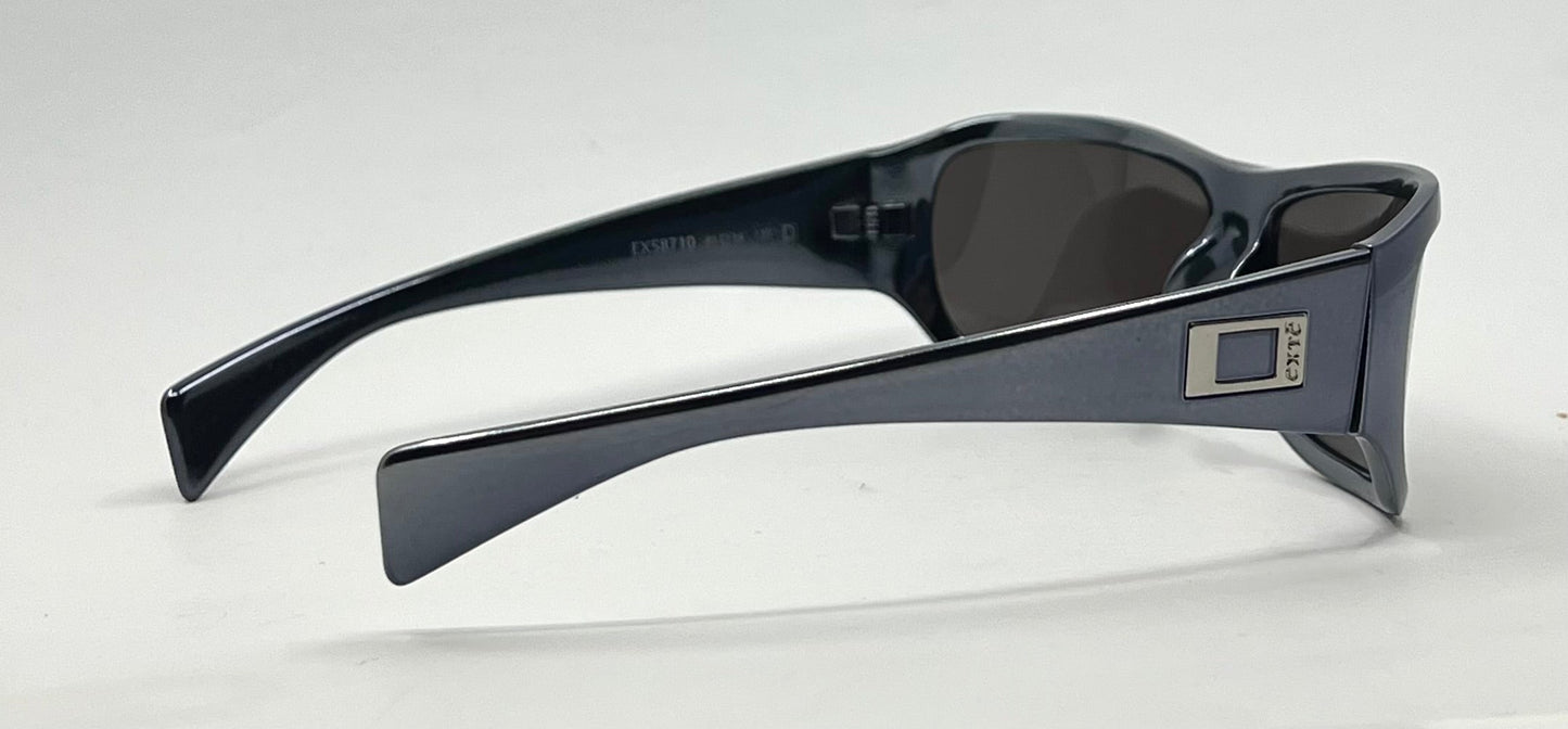 EXTE EX58710-Y2K Vintage Oversized Black Sunglasses 61mm-Italy