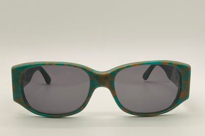 Vintage Alain Mikli Paris 3091 “Jul” Turquoise Marbled Sunglasses - Nos - Hand Made In France