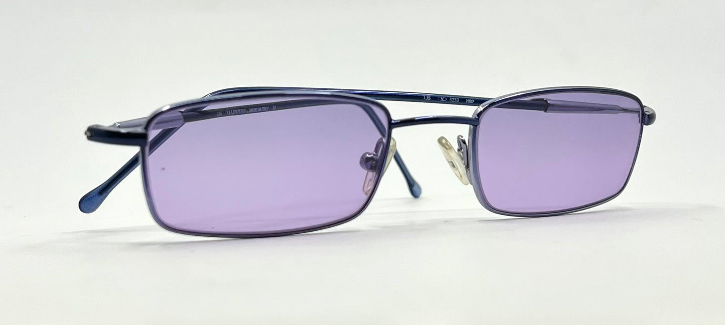 Valentino V5233 H92 Y2K Vintage Sunglasses-New Violet Day/Night Tinted Custom Lenses