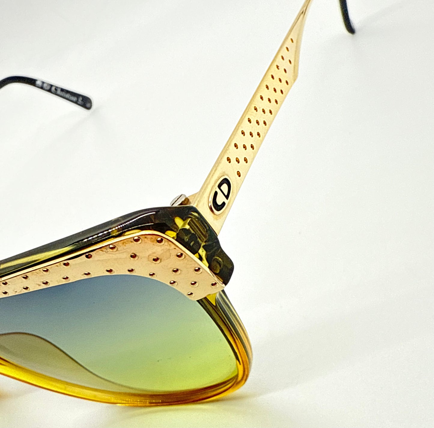 Christian Dior 2375 50 Vintage Optyl Sunglasses w/New Gradient Tinted Custom Lenses