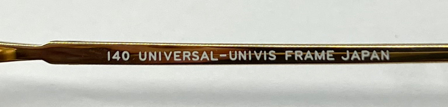 Halston 47 Vintage Sunglasses-Japan Gold w/New Solid Sky Blue Custom Lenses