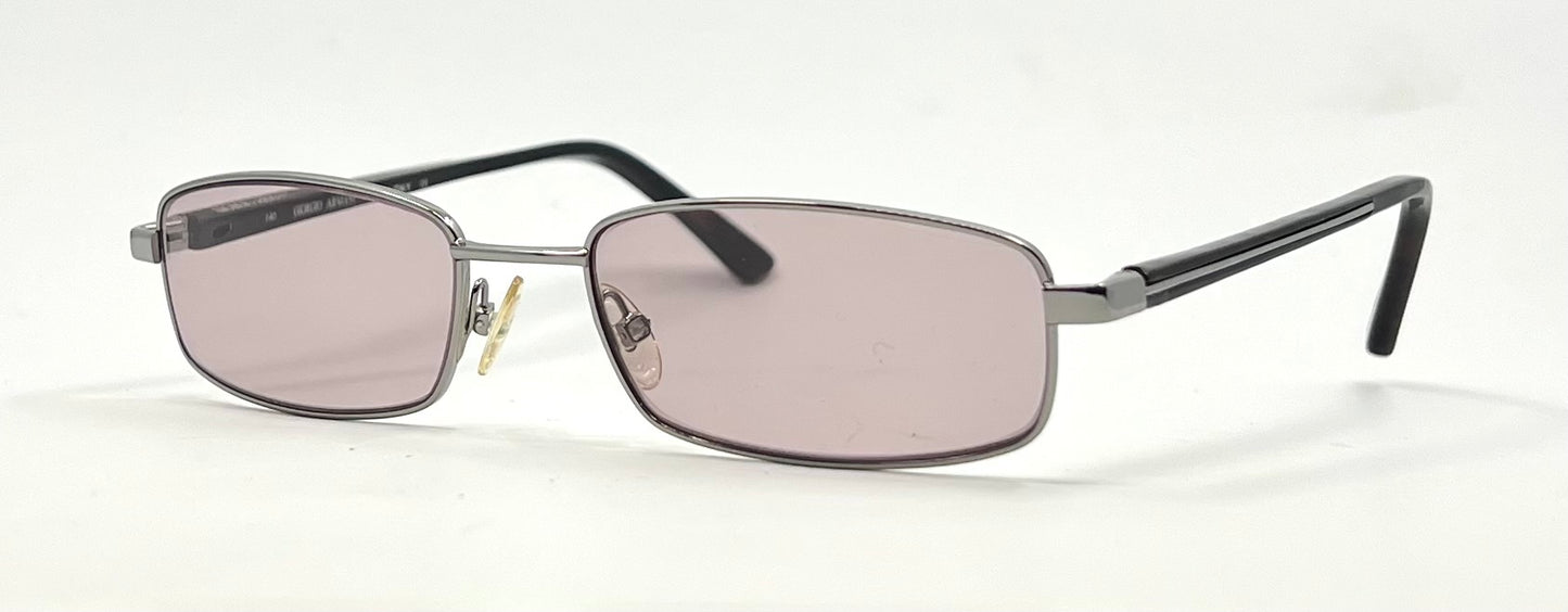 Giorgio Armani GA272 HT5 Y2K Vintage Sunglasses-New Solid Rose Custom Lenses