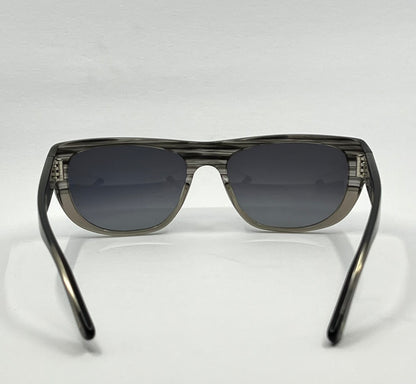 Salt. Polarized Sunglasses- Striated Grey Acetate-Japan-Unworn|Deadstock