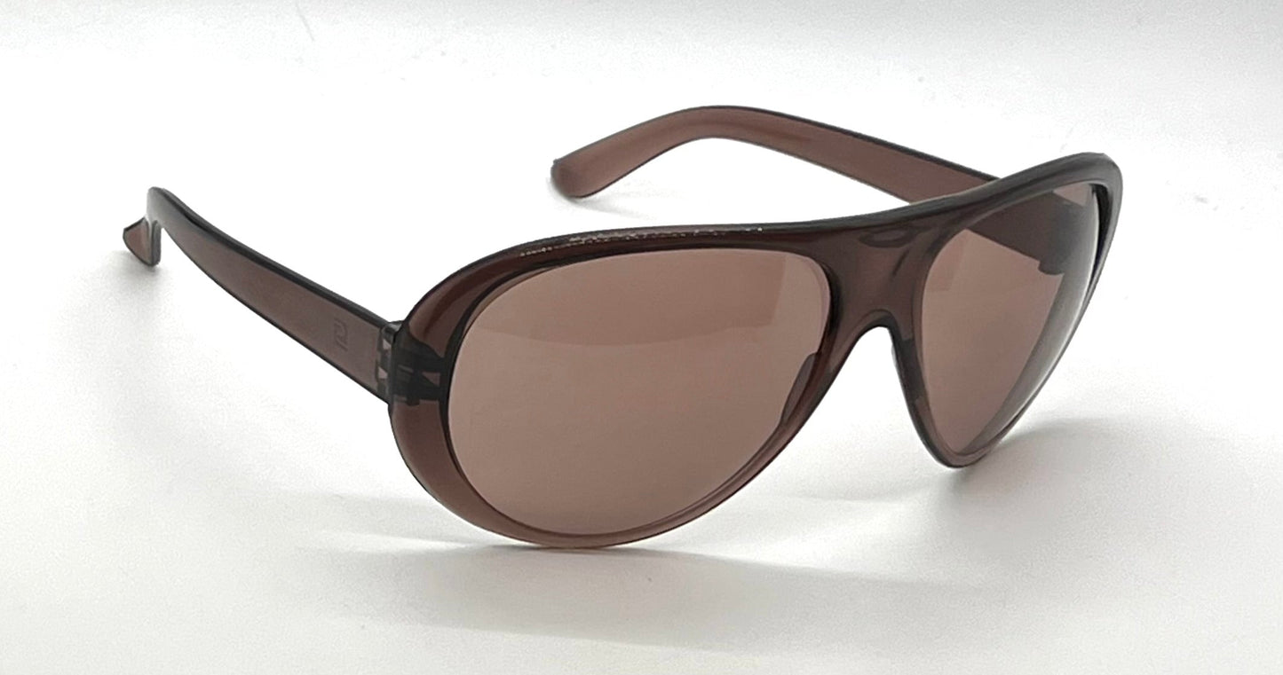 NISOL Vintage Italian Aviator Sunglasses Brown Collectors-Rare