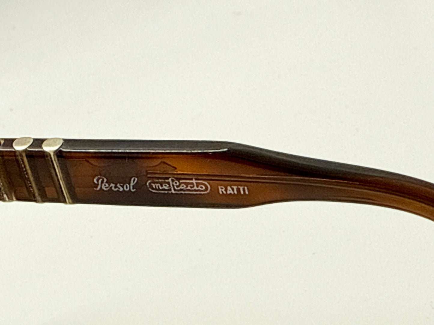 Persol RATTI 6602 Amber Tortoise 94 – Vintage – Custom Glass Lenses – Italy