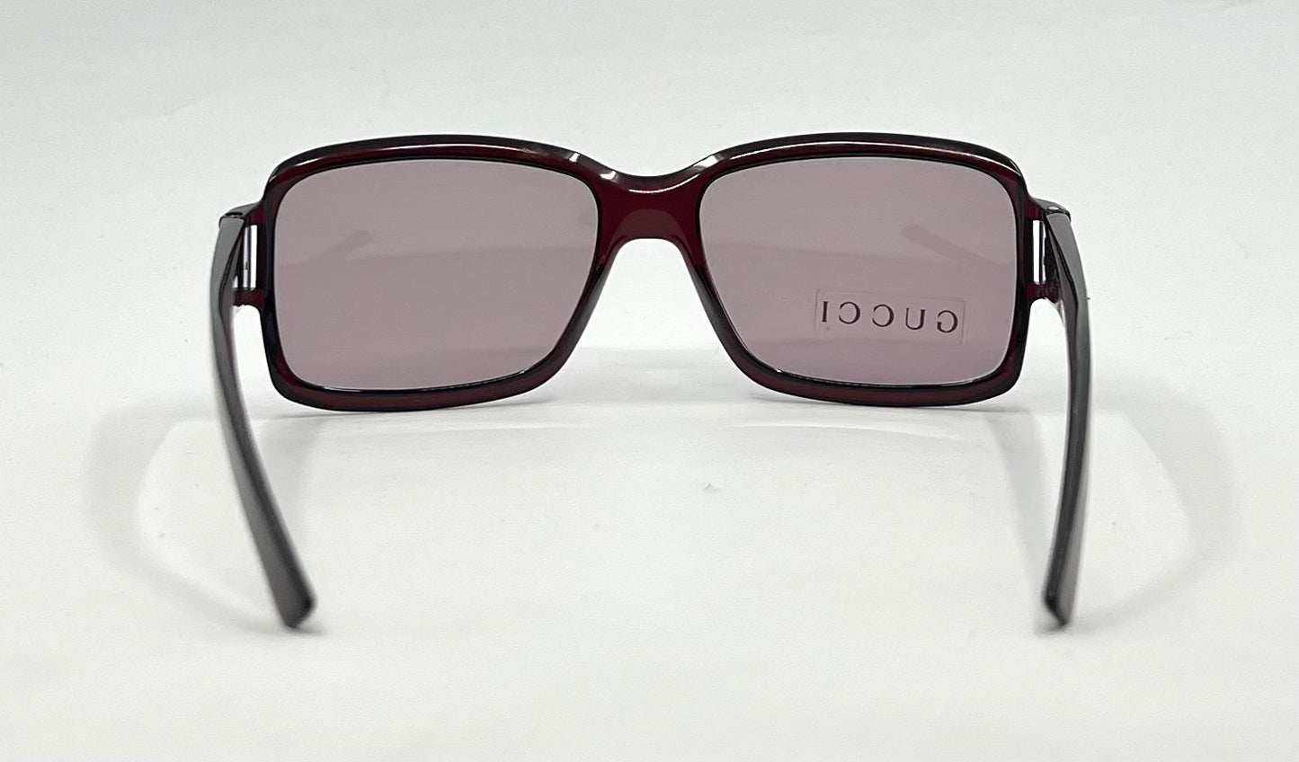 Gucci GG1485/S 8U5 Burgundy Red Y2K Vintage Sunglasses-Deadstock-Italy