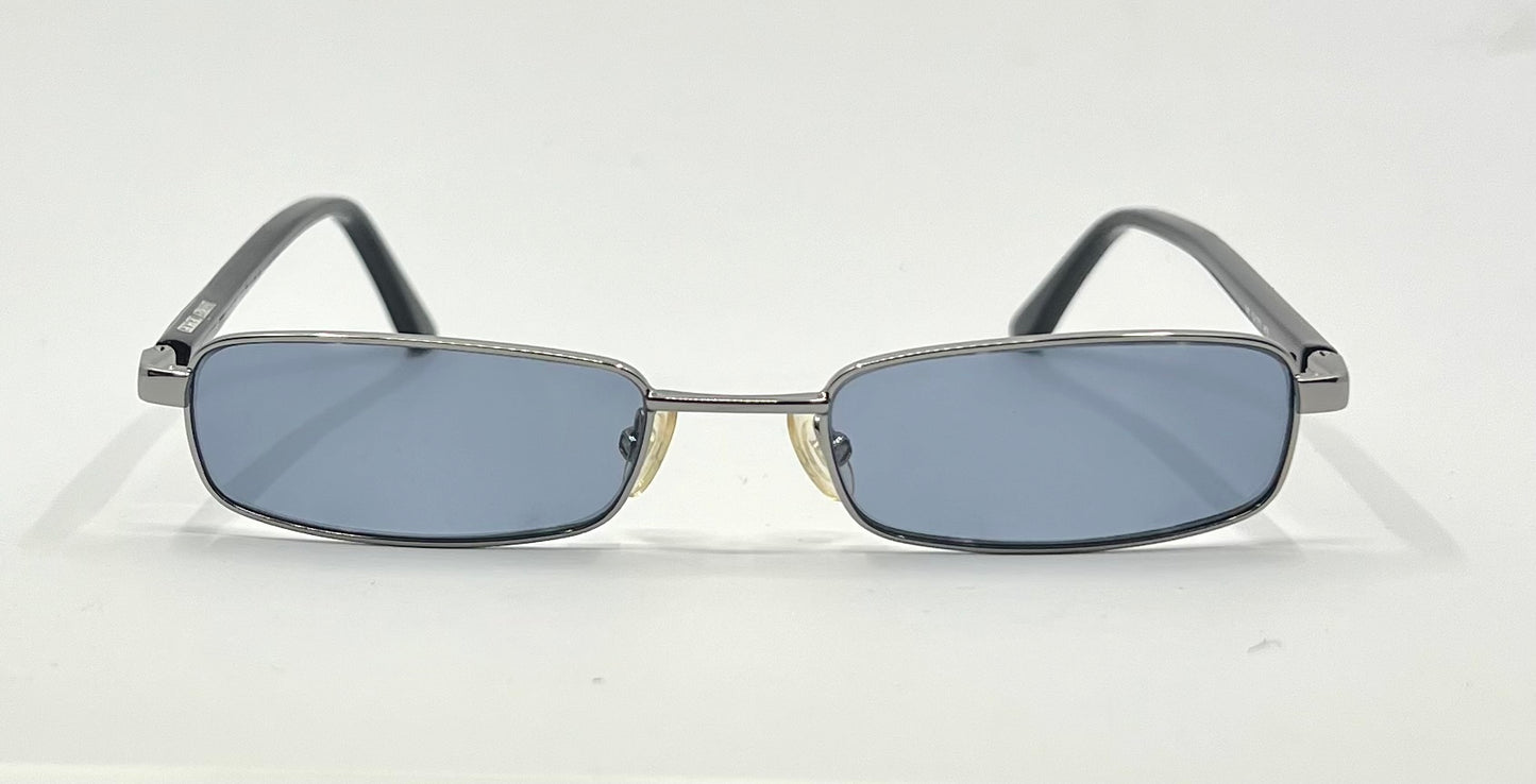 Giorgio Armani GA272 HT5 Y2K Vintage Sunglasses-New Blue-Grey Custom Lenses