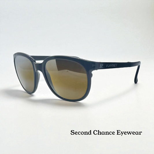 Vuarnet 4502 VINTAGE Folding Sunglasses-Black Gradient Mineral Lenses/France-Case