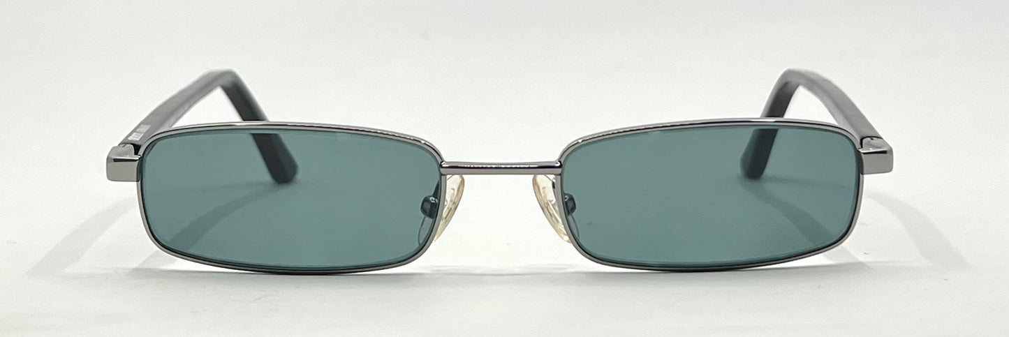 Giorgio Armani GA272-Y2K Vintage Sunglasses-New Solid Teal Custom Lenses
