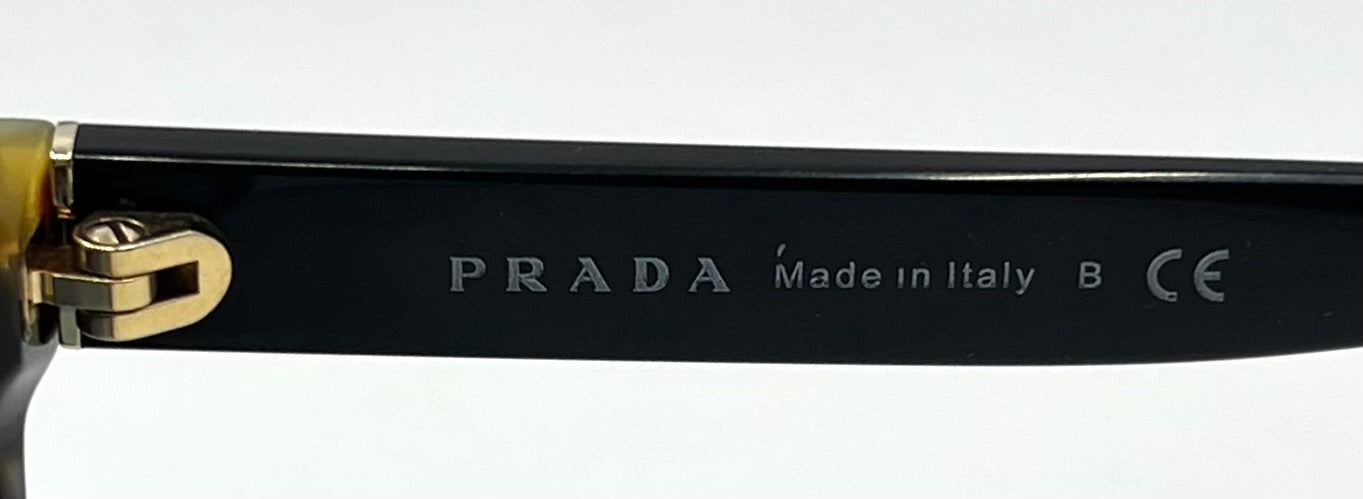 Prada Cat-Eye VINTAGE Sunglasses VPR 05W-F / New Deep Blue Custom Gradient Tinted Lenses