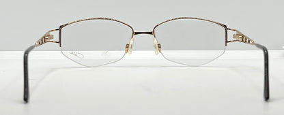 Cazal Mod 453 Col 190-Vintage Eyeglass Frame-Gold|Black-53Mm-Germany-Deadstock|Unworn