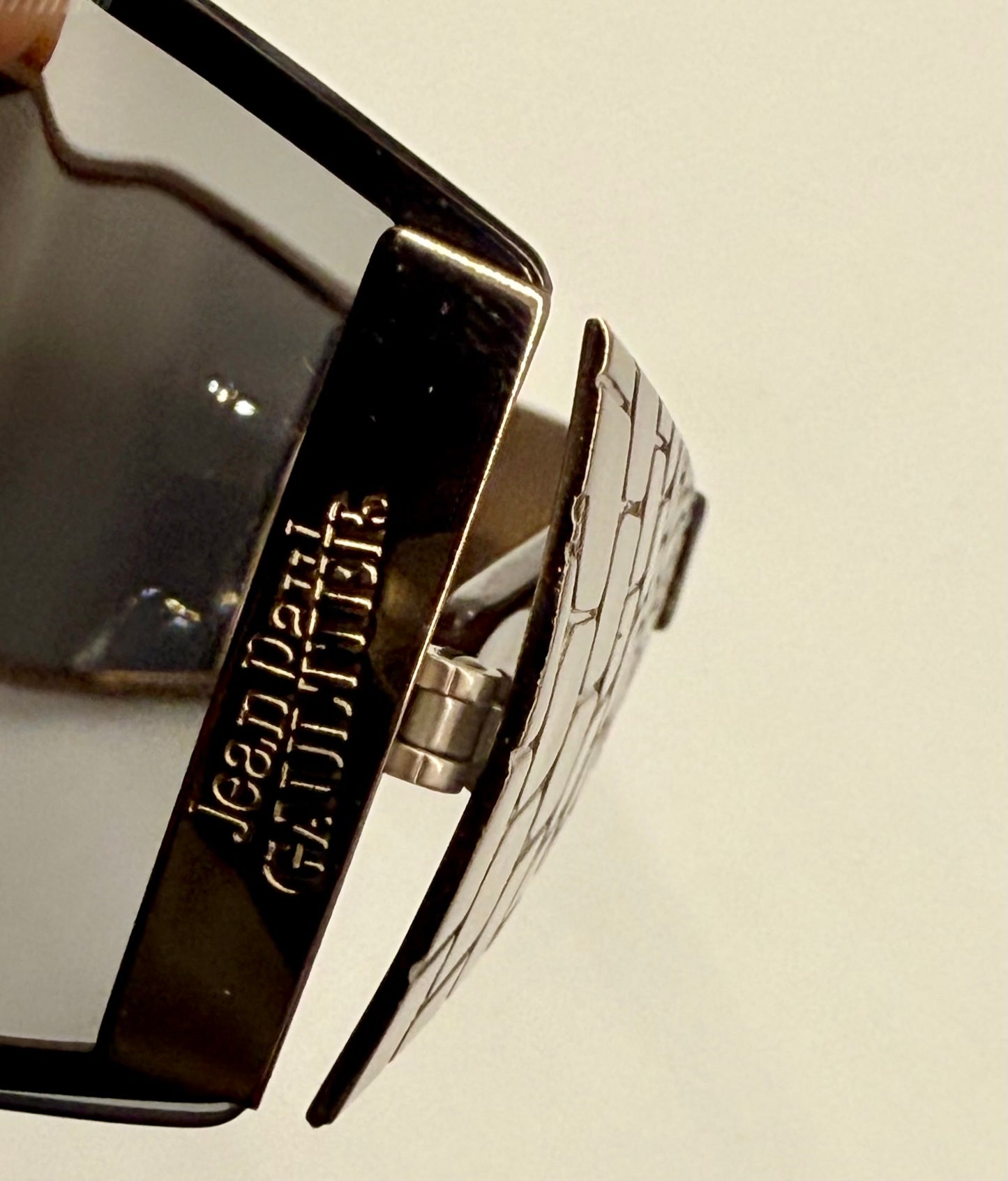 Jean Paul Gaultier Sjp 103 Col R80X-Y2K Deadstock Shield Sunglasses-Full Kit Italy