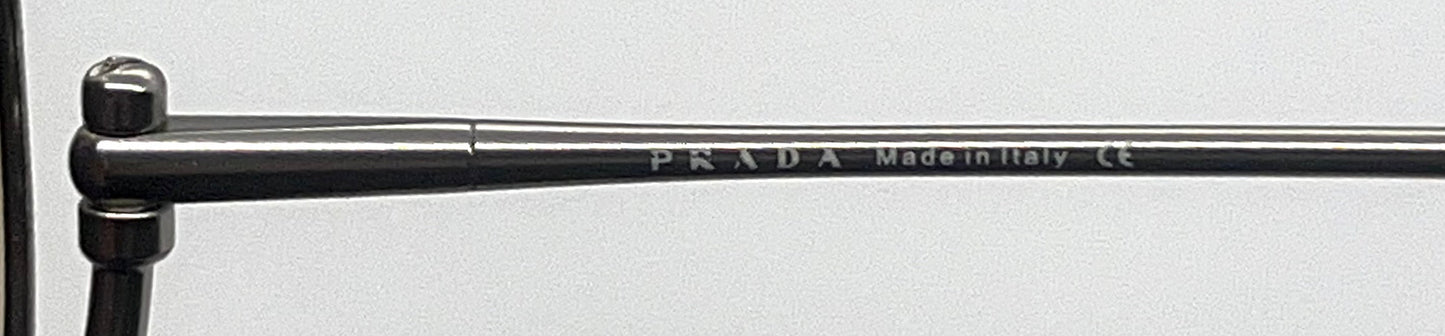 Prada SPR57E 1AP651 Vintage Sunglasses-Brown Mirror Lens-Italy 65-15