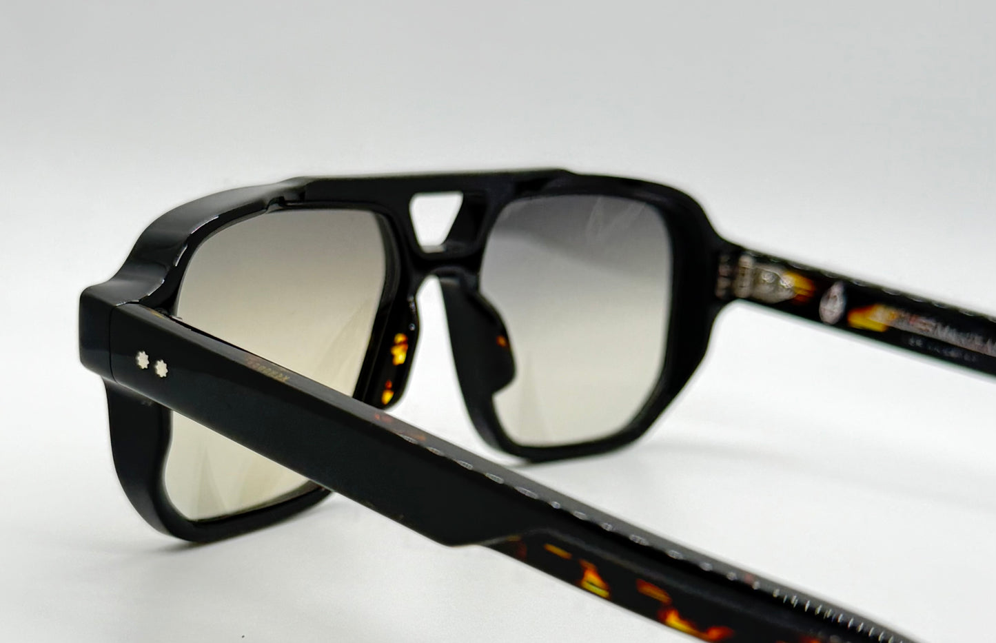 Jacques Marie Mage EVANS in NOIR w/New, Gradient lenses-Ltd. of 500 pcs-Full Kit