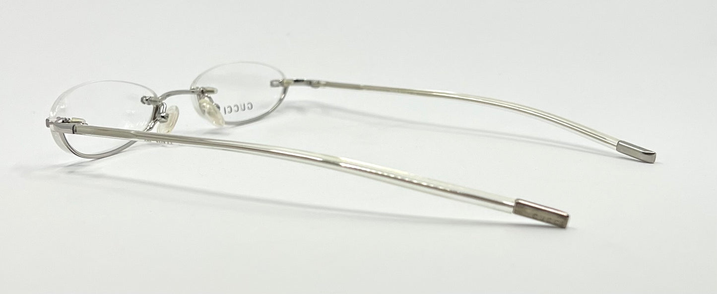 GUCCI GG2692 9B5 Y2K Rimless Oval Frame-Unworn-Made in Italy