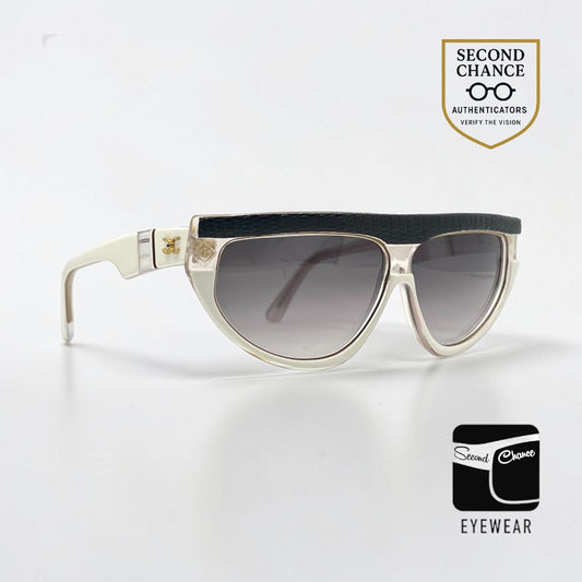 Claudio Carlotti STRATOS CC.07 Unworn Vintage-French Leather Sunglasses