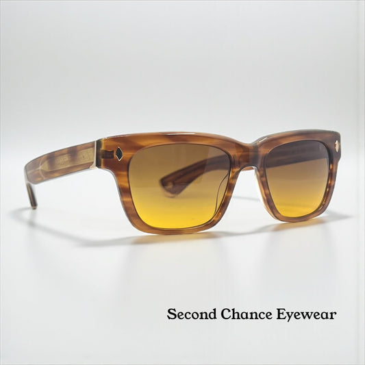 Garrett Leight x Officine Générale DB Sunglasses w/New, Custom Gradient Lenses-Full Kit/Unworn