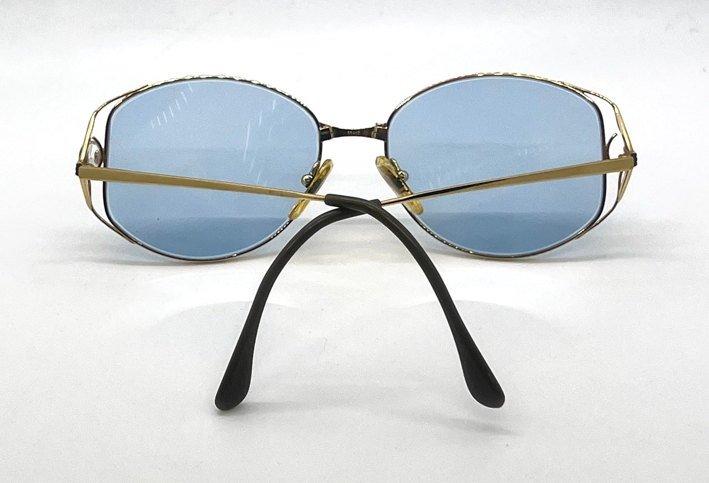 Giorgio Armani 206 703 Vintage Sunglasses-New Sky Blue Custom Lens-Unworn/Italy