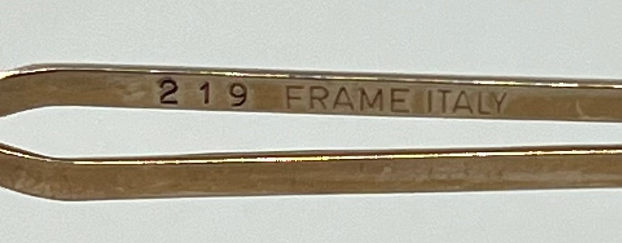 Gehami 219 Vintage 20/000 Gold-Filled Sunglasses w/New Red Custom Lenses