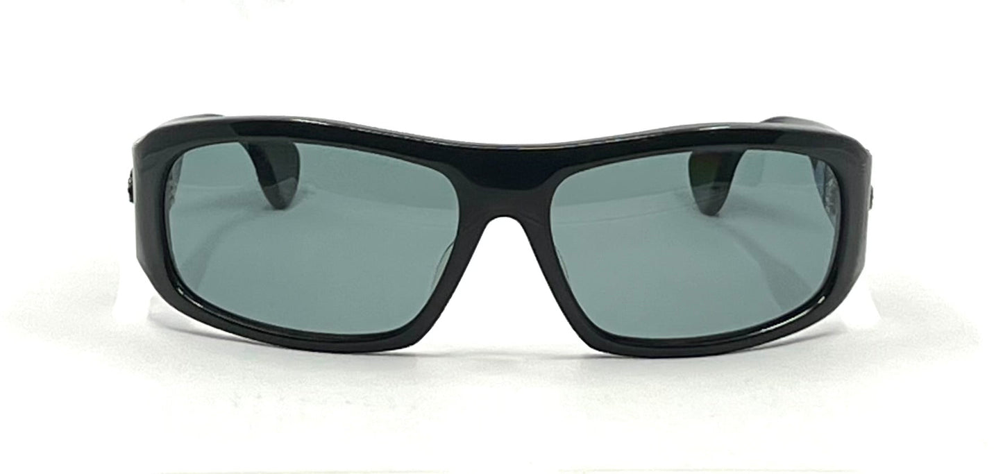 Chrome Hearts Dixie Normus BK -New Zeiss Blue Smoke Custom Lenses-Full Kit