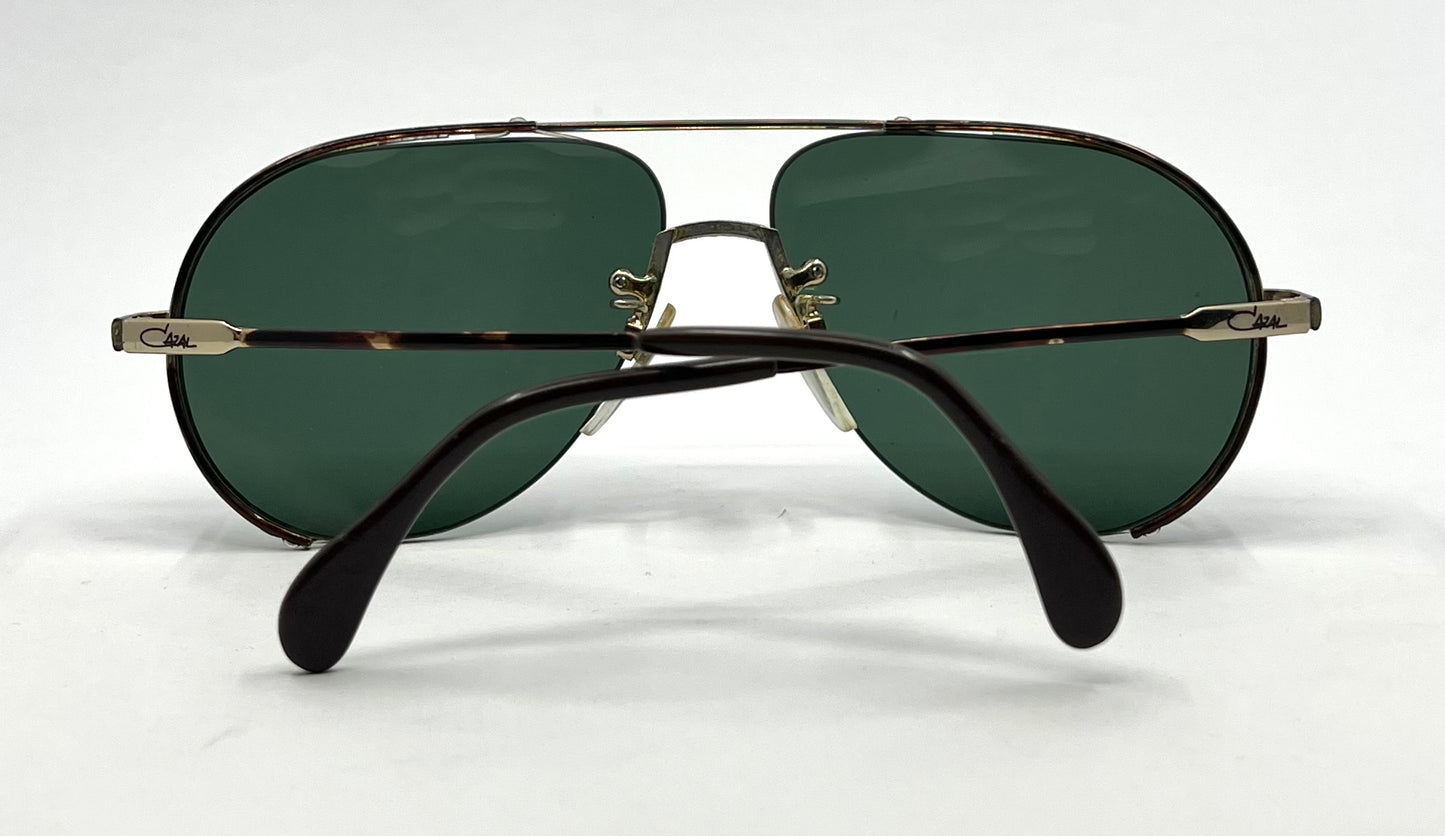 Cazal 723 Vintage Sunglasses-Original Drill-Mount Glass Lenses