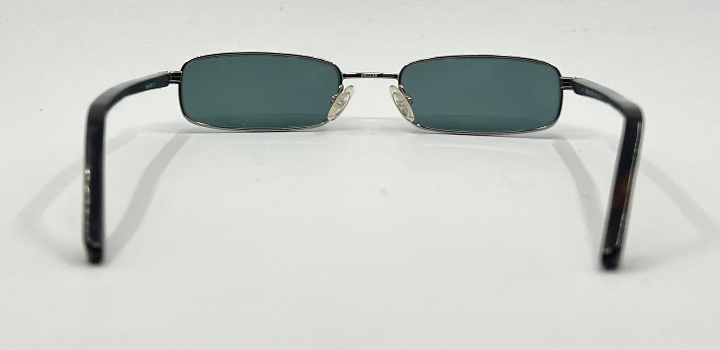Giorgio Armani GA272-Y2K Vintage Sunglasses-New Solid Teal Custom Lenses