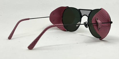 L.G.R Lawrence Flap 54-20-145 Pink Leather Side Shields Handmade in Italy Unworn