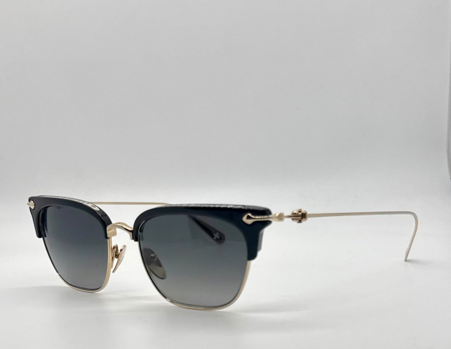 Chrome Hearts SLUNTRADICTION - Gold Sunglasses Zeiss Lenses Japan Authentic
