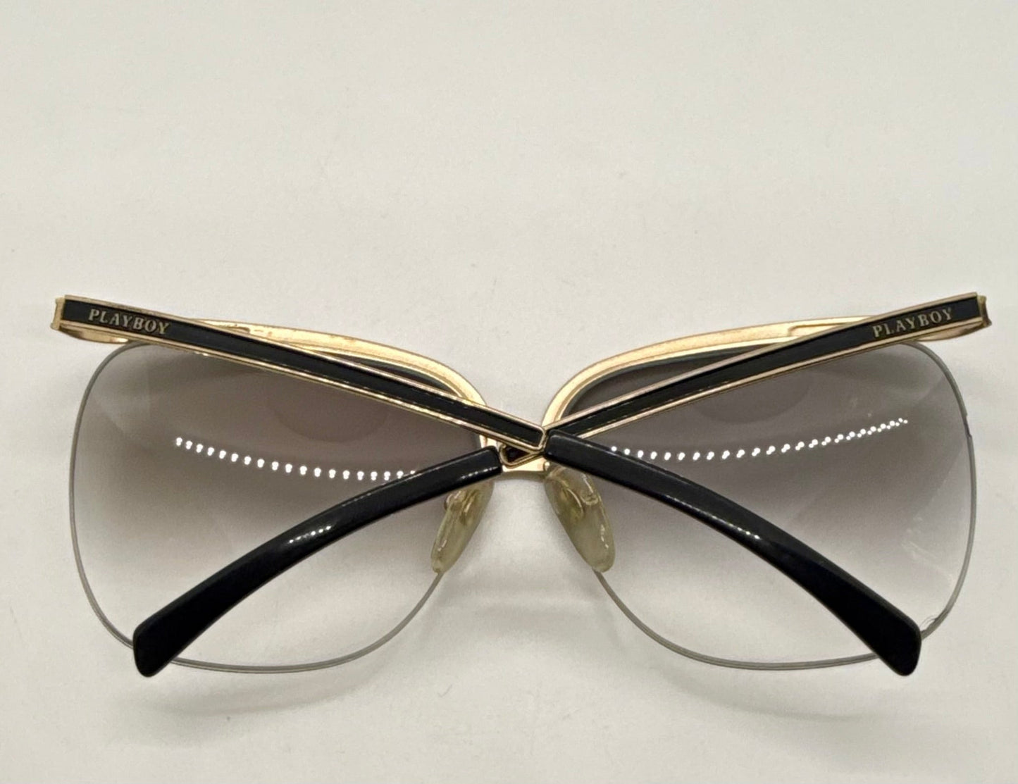 Playboy 4595 Vintage Rimless Sunglasses-70s Collector-Rare-Italy