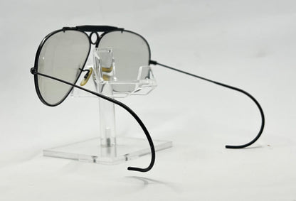 Ray-Ban Vintage Outdoorsman II-Black Aviator-Photochromic Lenses-62mm