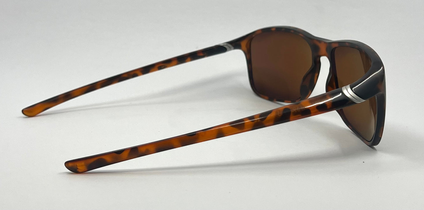 TAG Heuer TH 6042 211 Tortoise Sunglasses 59-18-135 Made in France SAMPLE