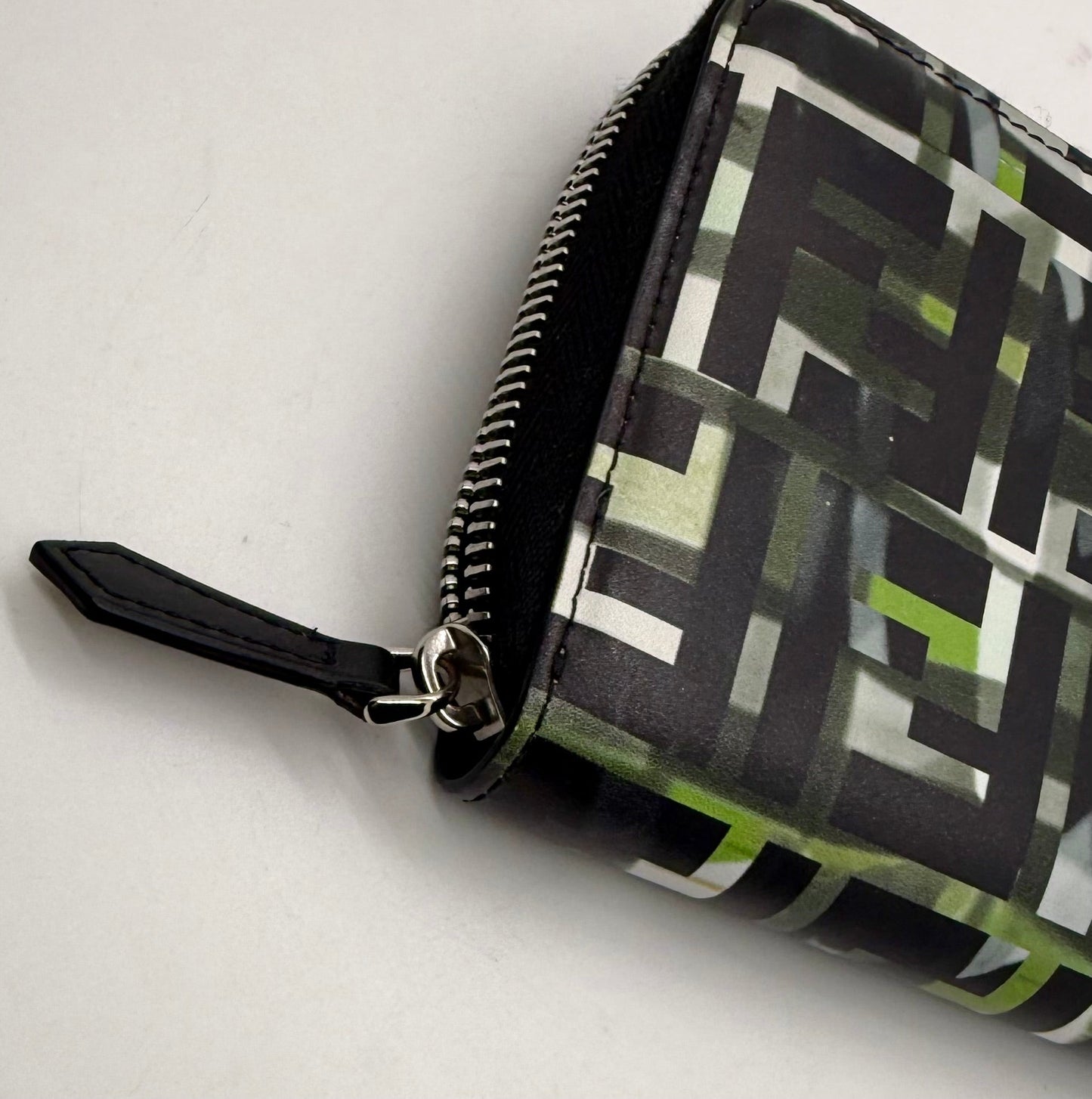 FENDI FF LOGO CAMO ZIP-AROUND WALLET / LONG CLUTCH – NEW / UNUSED