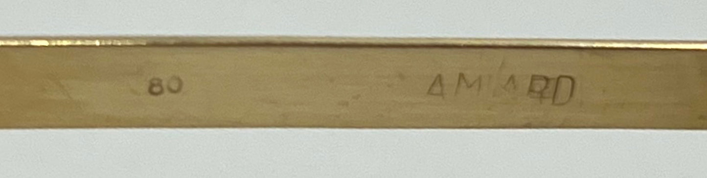 Amiard Cambridge 22 Vintage Browline Sunglasses-New Gradient Second Chance Customs