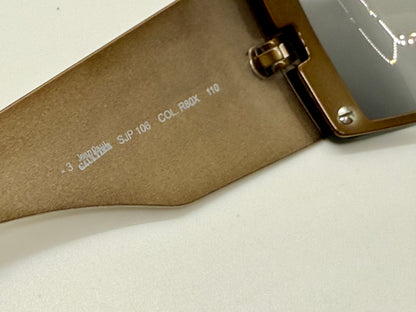 Jean Paul Gaultier Sjp 103 Col R80X-Y2K Deadstock Shield Sunglasses-Full Kit Italy