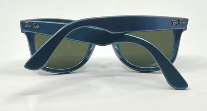 Ray-Ban RB2140 Wayfarer Cosmo Collection Mercury Blue Iridescent 50-22