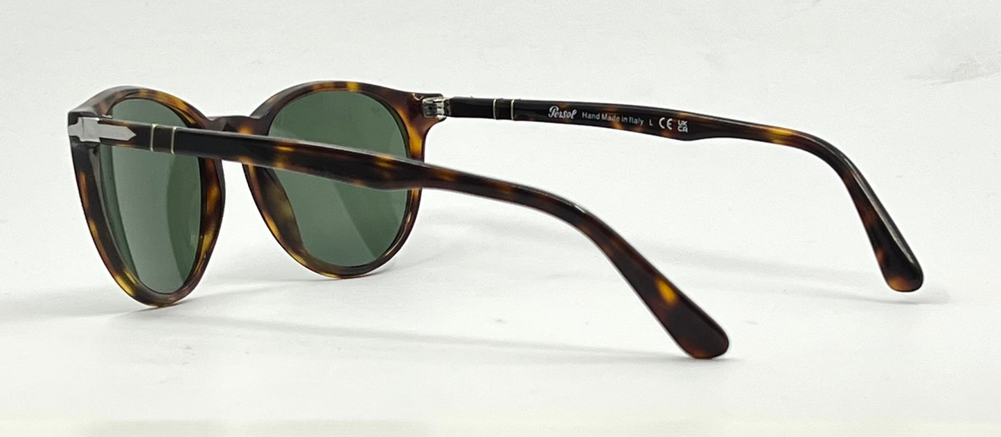 Persol 3152-S 9015/31 Handmade in Italy – Havana w/ Original Green Crystal Lenses