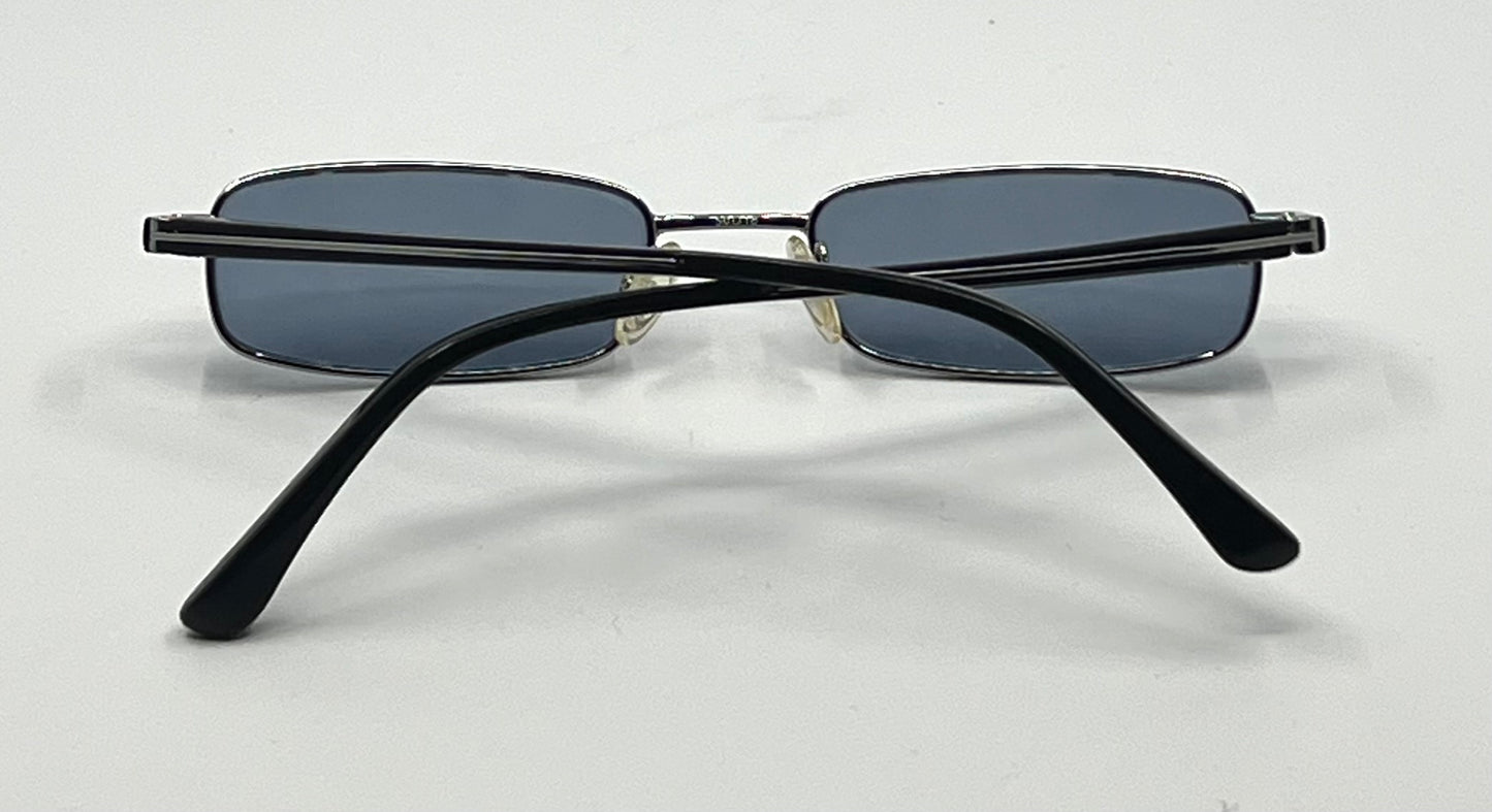 Giorgio Armani GA272 HT5 Y2K Vintage Sunglasses-New Blue-Grey Custom Lenses