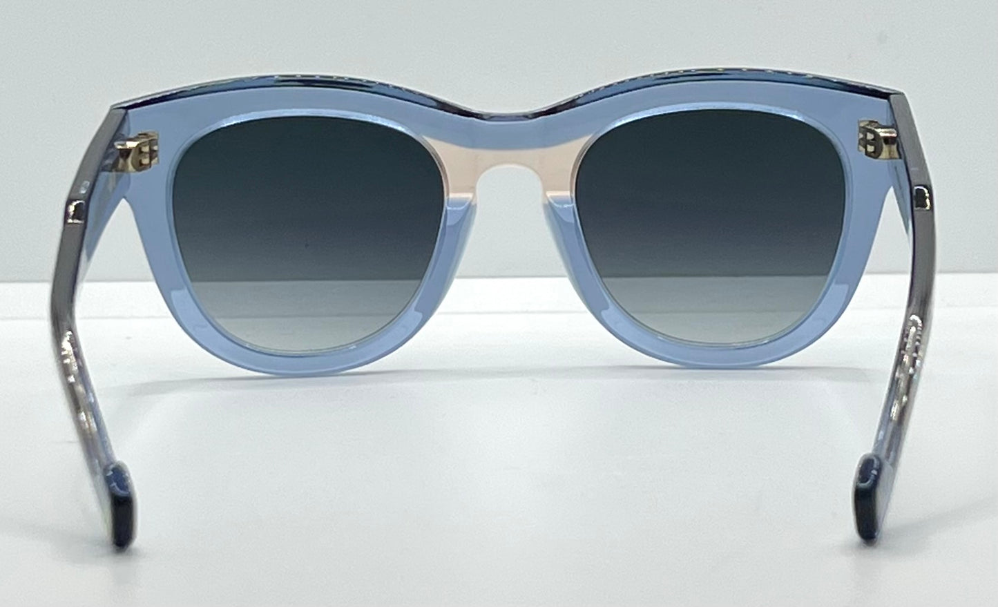 Entourage of 7 Sycamore-Ice Blue 51-24-142 Grey Gradient Sunglasses-New|Unworn