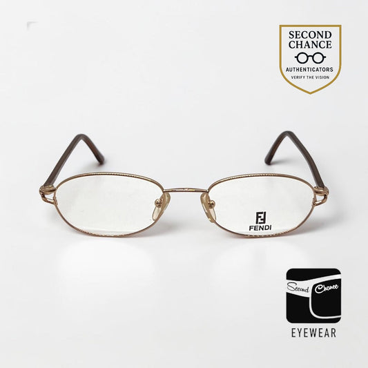 Fendi F522 Salmon Unworn/NOS Oval Eyeglasses-Made Italy 50mm