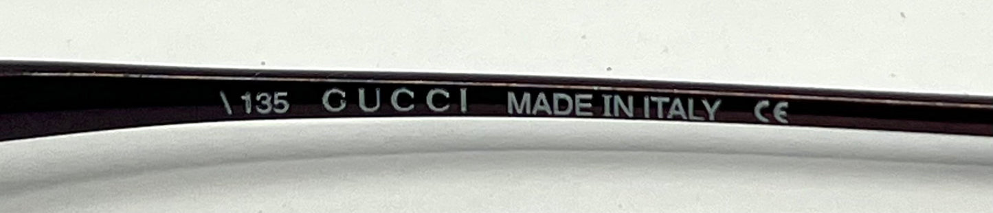 Gucci GG2672 625 Metallic Burgundy Y2K Vintage Sunglasses-New Custom Lenses