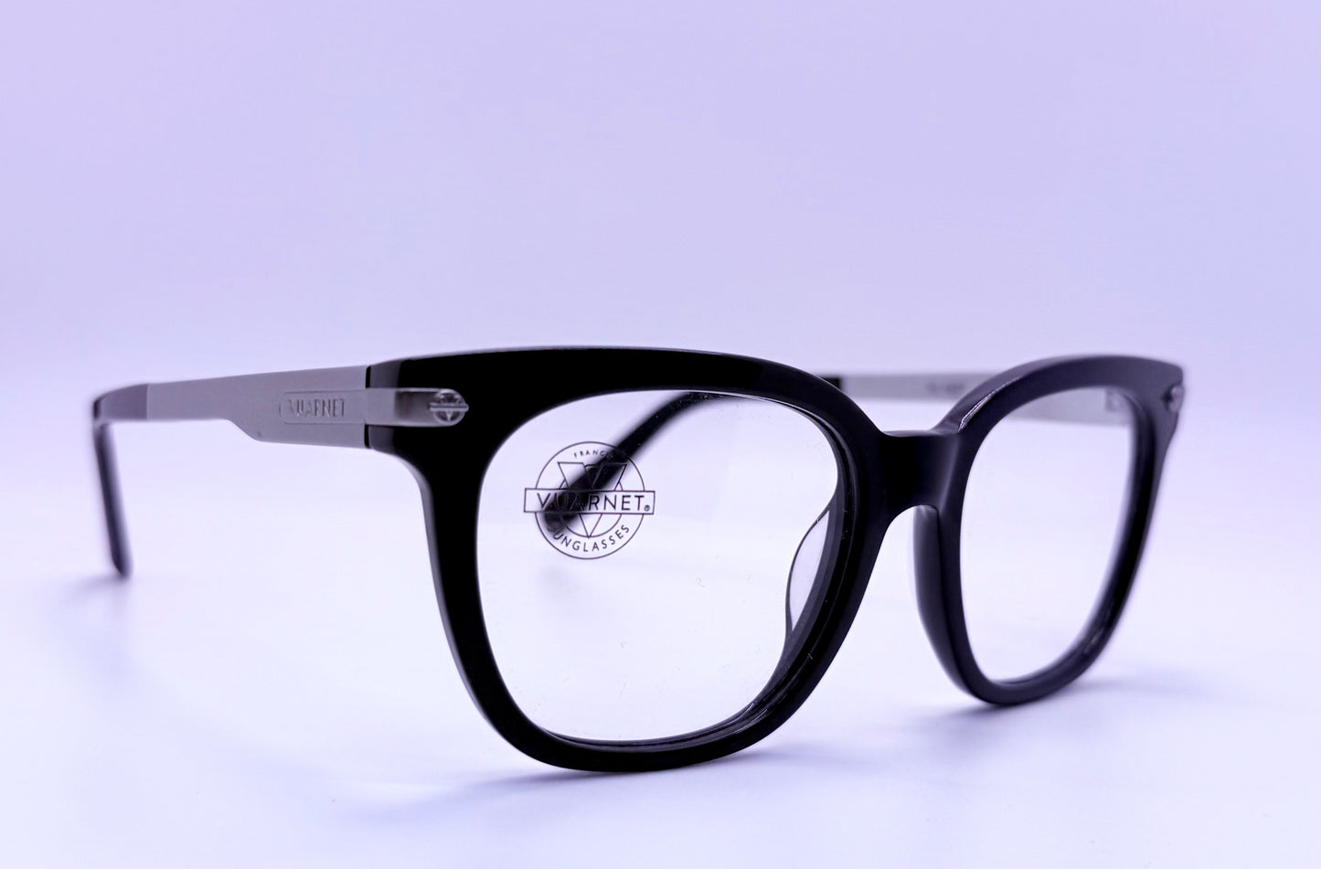 Vuarnet Vl1407 0001 Polarized Clip-On Sunglasses With Mineral Glass Lenses